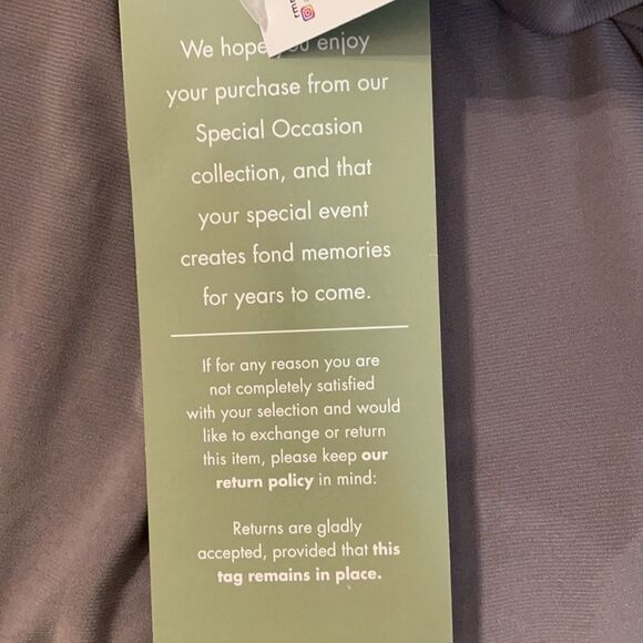 New with Tags R&M Collection Sparkling Silver& Gray Two piece- dress Women’s 6 - Picture 11 of 11